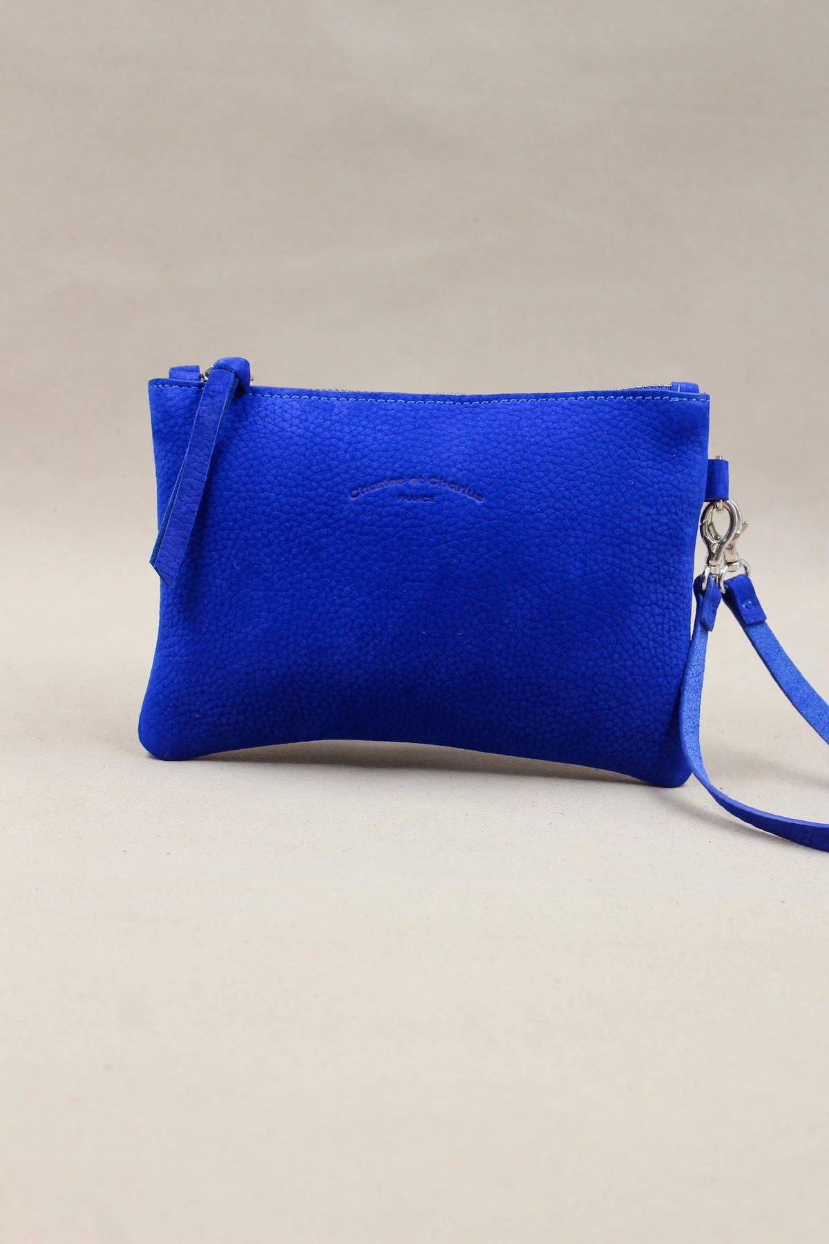 Trousse cuir nubuck, maroquinerie de qualité
