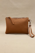 La Trousse cuir grainé taurillon, pochette artisanale fabriquée France