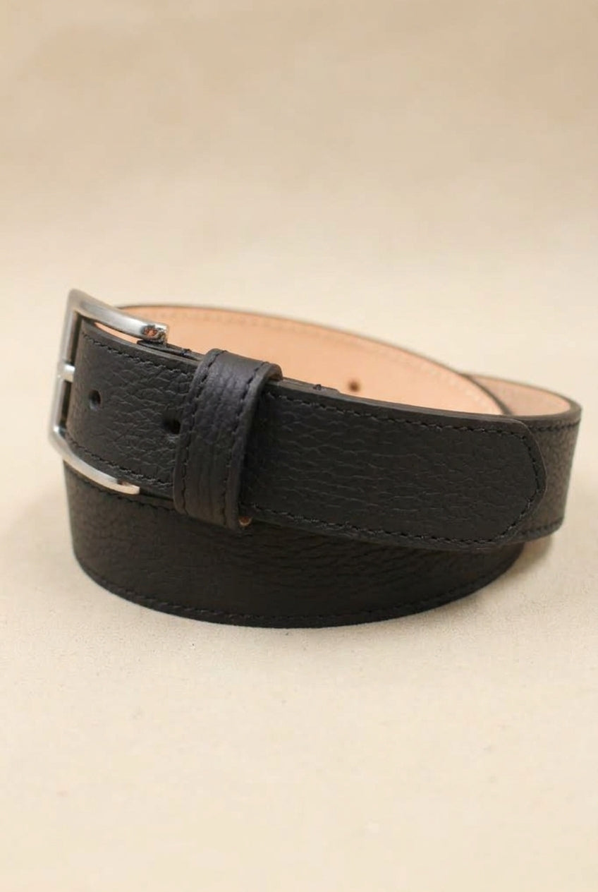 Belt 35 Plate 4004 | Grained Leather